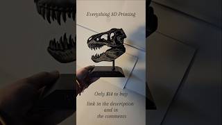 Relaxing T-Rex Skull 3D Print assembly 🎵😌