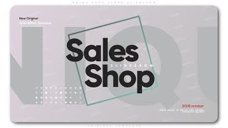 Sales Shop Clean Slideshow (After Effects template)