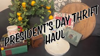 President’s Day Thrift Haul #thrifting #vintage #thriftedhome