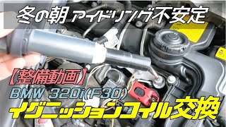 BMW F30 320iイグニッションコイルの交換方法！冬の朝いちアイドリングの不安定はコレを疑え。