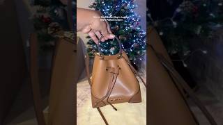 100% Pebbled Leather Mercer Small Bucket Bag by @MichaelKors #unboxing #shopping #crossbodybag