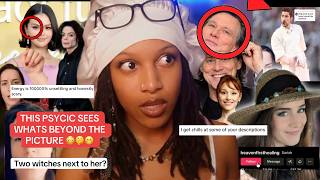 PSYCHIC TELLS WHAT SHE SEES LOOKING AT CELEBRITIES PICTURES TIKTOK REACTION @HeavenFirstHealing