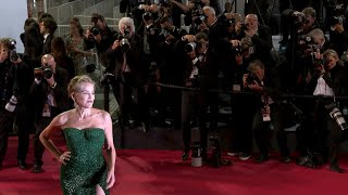 Cannes: Sharon Stone, Maggie Gyllenhaal on the red carpet for 'Crimes of the Future' premiere | AFP