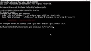 Git Fundamentals - Chapter 7 - How to undo changes using git checkout?
