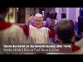 Choral Eucharist on the Seventh Sunday after Trinity| St Albans Cathedral