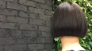 how to cut perfect bob