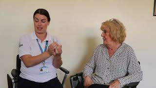Aspergillosis physio talks to ABPA patient