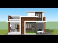 36x40 Modern Villa Design | Single  Floor Latest House Design | Gopal Home Decor