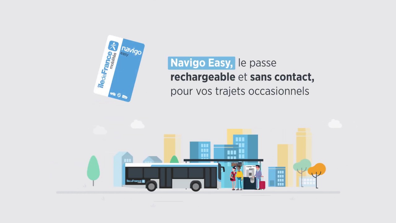 Navigo Easy, Le Passe Rechargeable Pour Vos Trajets Occasionnels - YouTube