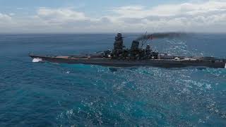 戦艦大和の動画【044】_雪風と対空砲火（Battleship YAMATO 044_ with YUKIKAZE /Линкор Ямато 044/戰艦大和 044_隨著雪風）