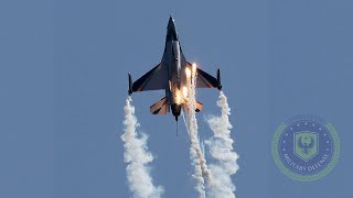 Incredible Speed of F16 jet fighter in Action