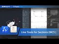 PointCab 4ZWCAD Plugin Tutorial | Line Tools for Sections (WCS)