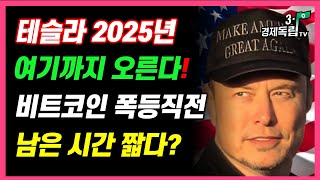 [2025년 테슬라+비트코인 어디까지 오르나! 머스크+마이클세일러 충격 전망!]#3.1경제독립tv