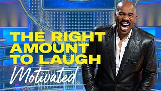 Steve Harvey's Hilarious Motivational Wisdom: Finding "The Right Amount To Laugh
