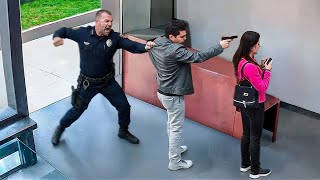 When Cops Had Perfect Timing Caught On Camera !