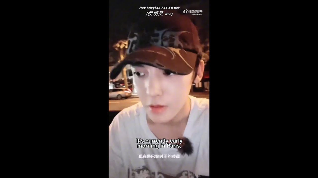 Eng Sub 20240803 Hou Minghao S Heartfelt Birthday Message To Kiwis