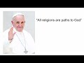 is pope francis a heretic in 3 minutes