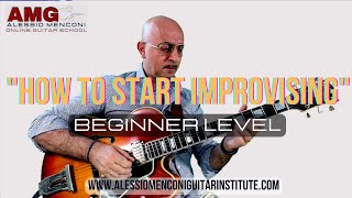 Jazz Guitar | How to start to improvise - Beginner Level