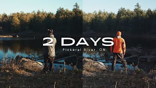 2 Days Duo Camping in Sudbury, Ontario (Pickerel River) | The Adventures of Charlie Part lll