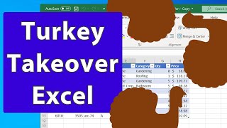 Turkey Takeover in Excel - Turkeys Everywhere Edition