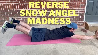 Reverse Snow Angel Progressions For Back Strength And Posture