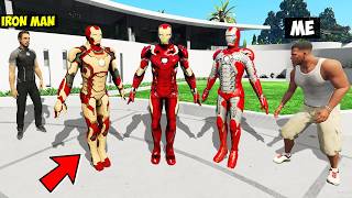 I Stole EVERY IRON MAN ARMOR From IRON MAN in GTA 5!