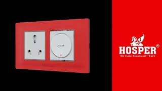 Hosper Eléna Modular Round Switch   Designer modular switch Product video