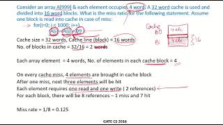 CO48g - Solved example 3 | Cache | GATE