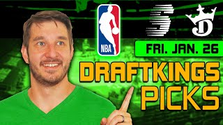 DraftKings NBA DFS Lineup Picks Today (1/26/23) | NBA DFS ConTENders