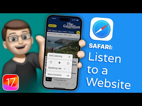 How to Make Safari Read Text on iPhone With iOS 17