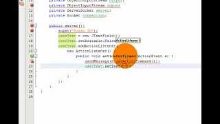 java socket.client chat programming code write one by one