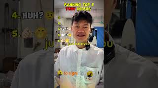 Ranking Top 5 TONY INTROS 🫣☠️