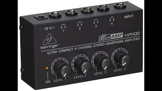 BEHRINGER MICROAMP HA400