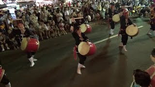 琉球國祭り太鼓　2016阿波おどり (8/14 両国橋)「帰る場所」