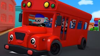 Wheels on the Bus - Fun Learning Nursery Rhyme \u0026 Kids Song - X2 Speed Bus Song