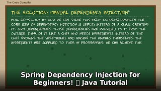 Spring Dependency Injection for Beginners! 🚀 Java Tutorial (Master DI Fast)