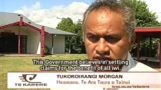 Human Rights commission says the government has made positive progress in regards to Treaty of Waitangi claims Te Karere Maori News TVNZ 28 Jan 2010 English Version