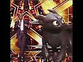 Toothless on agt : #httyd #toothless #shorts @laulauedits