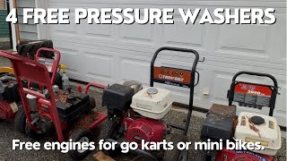 4 Free Pressure Washers from Craigslist