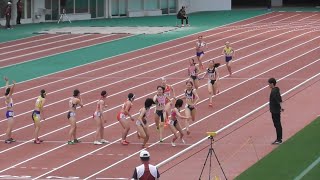 20230423ながさきリレーカーニバル 一般高校女子4×400mRタイムレース2組