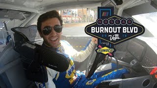 NASCAR Burnout Boulevard fueled by Sunoco