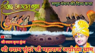 #समुद्र मंथन की दिव्य कथा #श्री श्याम सुंदर जी महाराज अयोध्या धाम 🙏8176829811