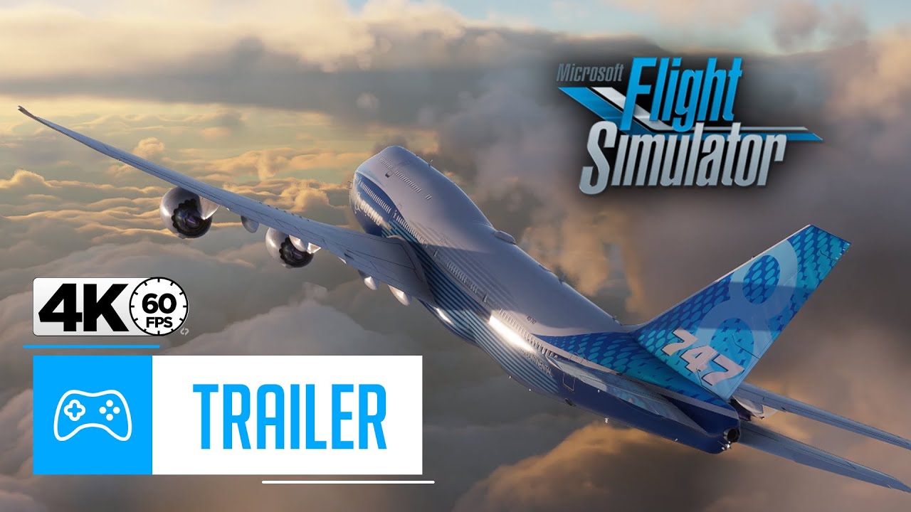 Microsoft Flight Simulator 4k 60fps Gameplay Trailer Youtube