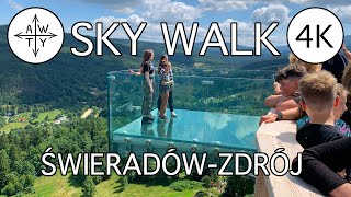 SKY WALK, Świeradów-Zdrój [4🅺60 Virtual Walking Tour]