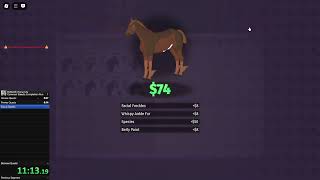 ROBLOX: Horse Life - Common Steeds Completion Run (PB)