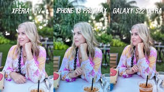 Sony Xperia 1 IV vs iPhone 13 Pro Max vs Galaxy S22 Ultra Real World Camera Test