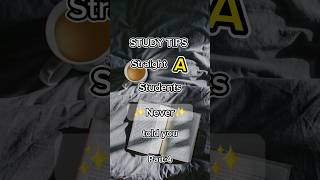 Study Tips Straight A Students Never told you!! ll #study #shorts #studytips