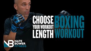 6 or 60 Minute Shadow Boxing Workout | Choose your Workout length | NateBowerFitness