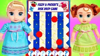 Frozen 2 Elsa Play's Fizzy and Phoebe Disk Drop Game
