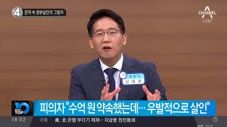 문자 속 청부살인의 그림자_채널A_뉴스TOP10